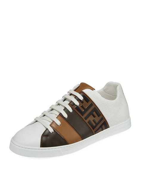 fendi sneakers hombre|Fendi men's low top sneakers.